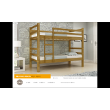 cama beliche em madeira preço Vila Morumbi