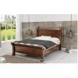 cama casal em madeira melhor preço Jardim Fortaleza