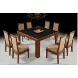 procuro por madeira madeira mesa de jantar com 6 cadeiras Campo Grande